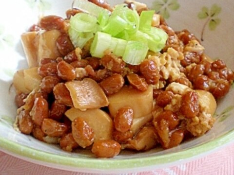 炒める納豆もいい！バターニンニク風味で